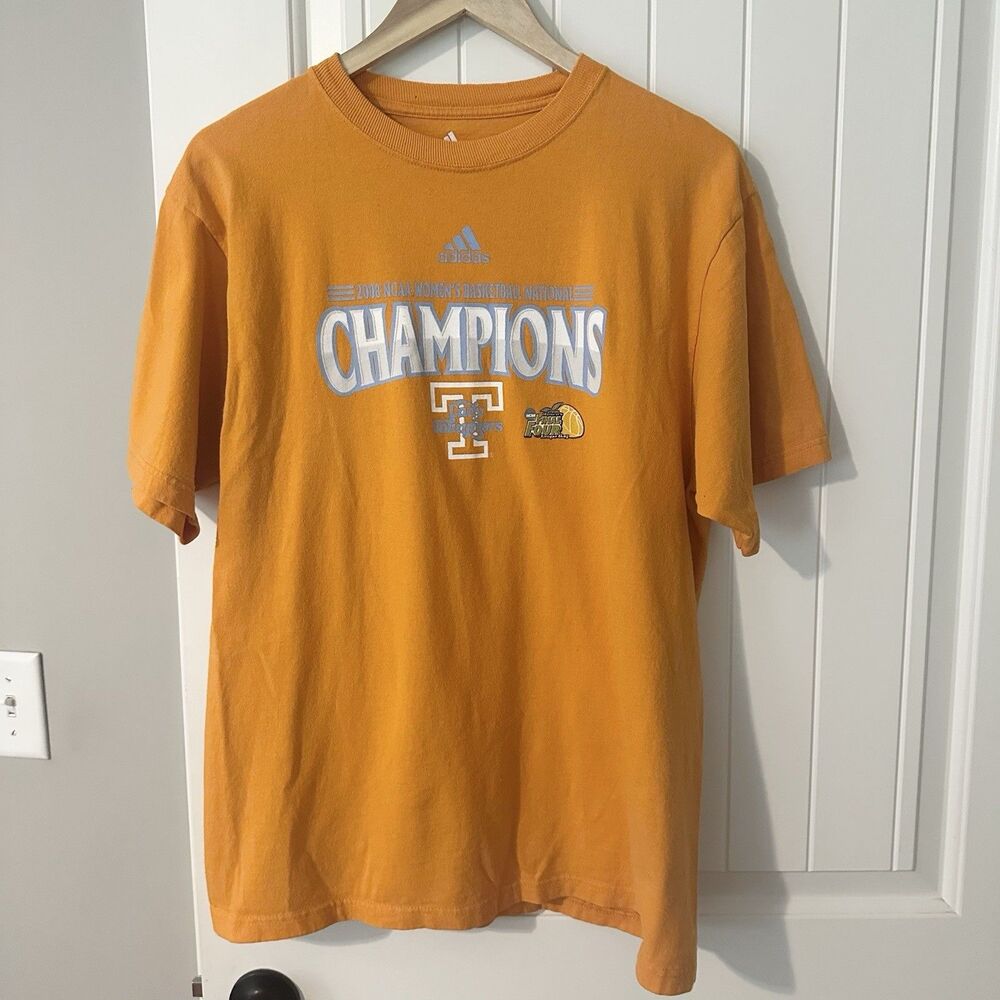 2008 Tennessee Lady Volunteers NCAA National Champions T-Shirt Tee Size Medium